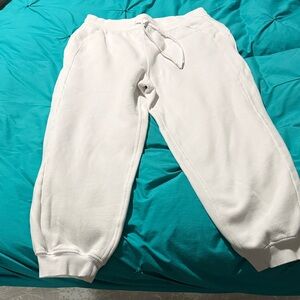 Lululemon Scuba White Sweatpants